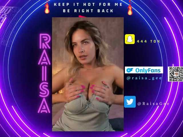Foto's Raisa1gee Help me to reach my goal Lick my nipples @remain tok remain.Tip my favorite ones 10251402001111