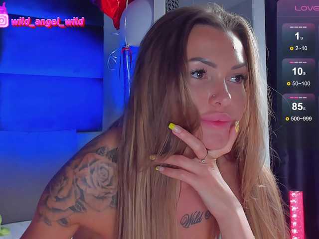 Foto's WILD-ANGEL777 Hello guys, BEFORE PRIVATE 150 TOKENS ❤ Camera only in private Anal, TWO DILDOS, SQUIRT ONLY in FULL private Favorite vibrations: 11, 111, 222 ✨wild_angel_wild INST NEW